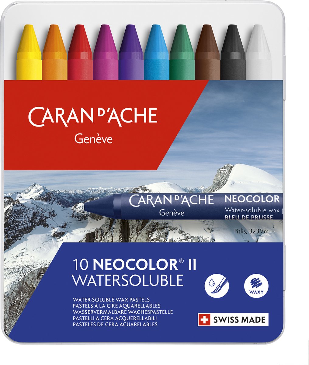 Caran dAche Neocolor II set 10 kleuren